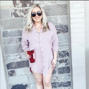 Vici shirt dress size small sold out!